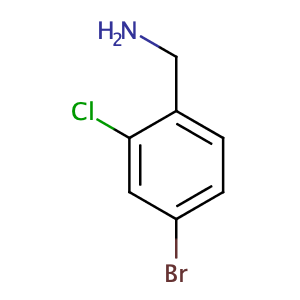 (4-bromo-2-chlorophenyl)methanamine,CAS No. 771574-32-4.