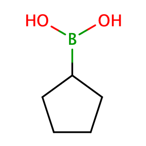 Cyclopentylboronic acid,CAS No. 63076-51-7.