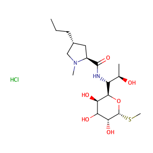 (2S,4R)-N-[(1R,2R)-2-hydroxy-1-[(2R,3R,5R,6R)-3,4,5-trihydroxy-6-(methylsulfanyl)oxan-2-yl]propyl]-1-methyl-4-propylpyrrolidine-2-carboxamide hydrochloride,CAS No. 7179-49-9.