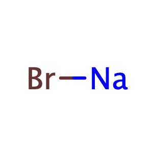 Sodium bromide,CAS No. 7647-15-6.
