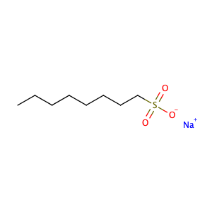 Sodium 1-octanesulfonate,CAS No. 5324-84-5.