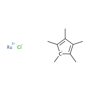 Dichloro(pentamethylcyclopentadienyl)ruthenium(III) polymer,CAS No. 96503-27-4.