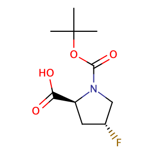 N-(tert-Butoxycarbonyl)-(2S,4R)-4-fluoroproline,CAS No. 203866-14-2.