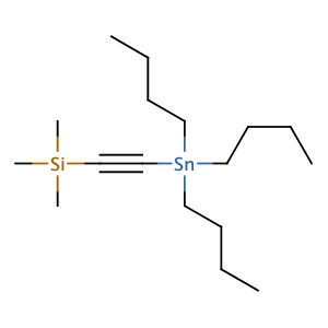 Tributyl[2-(trimethylsilyl)ethynyl]-stannane; Tributyl[2-(trimethylsilyl)ethynyl]-stannane; Trimethyl[(tributylstannyl)ethynyl]-silane; (Tributylstannyl)-(trimethylsilyl)-acetylene; (Trimethylsilylethynyl)tributylstannane; Tributyl(trimethylsilylethynyl)s,CAS No. 81353-38-0.