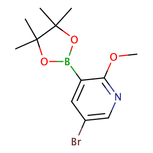 5-Bromo-2-methoxy-3-(4,4,5,5-tetramethyl-1,3,2-dioxaborolan-2-yl)pyridine,CAS No. 1073353-75-9.