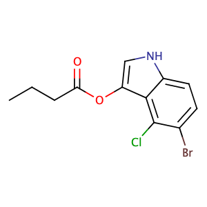 5-Bromo-4-chloro-3(1H)-indolylbutanoate,CAS No. 129541-43-1.