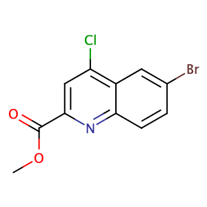 6-Bromo-4-chloro-quinolin-2-carboxylic acid methyl ester,CAS No. 887587-50-0.