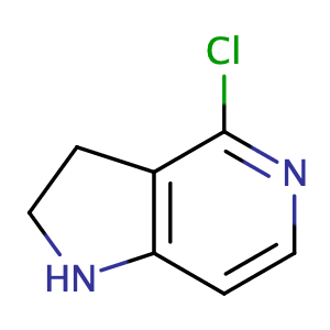 4-Chloro-2,3-dihydro-1H-pyrrolo[3,2-c]pyridine,CAS No. 494767-29-2.