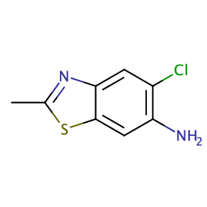 6-Amino-5-chloro-2-methylbenzo[d]thiazole;5-Chloro-2-methyl-6-benzo[d]thiazolamine,CAS No. 101253-50-3.