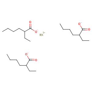 Rhodium tris(2-ethylhexanoate),CAS No. 20845-92-5.