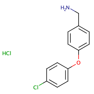(4-(4-Chlorophenoxy)phenyl)methanamine hydrochloride,CAS No. 262862-71-5.