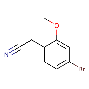(4-Bromo-2-methoxyphenyl)acetonitrile,CAS No. 858523-37-2.