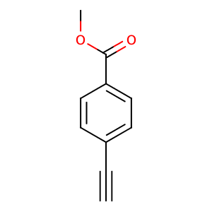 Methyl 4-Ethynylbenzoate,CAS No. 3034-86-4.