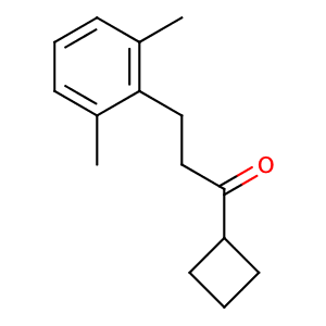 Cyclobutyl 2-(2,6-dimethylphenyl)ethyl ketone,CAS No. 898755-43-6.