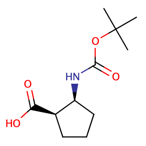 (1R,2S)-2-(Boc-amino)cyclopentanecarboxylic Acid,CAS No. 130981-12-3.