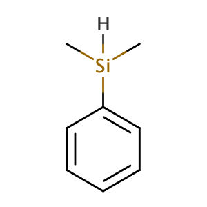 Dimethylphenylsilane,CAS No. 766-77-8.