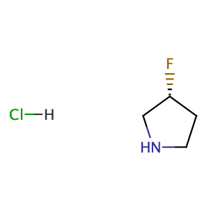 (R)-(-)-3-Fluoropyrrolidine Hydrochloride,CAS No. 136725-55-8.
