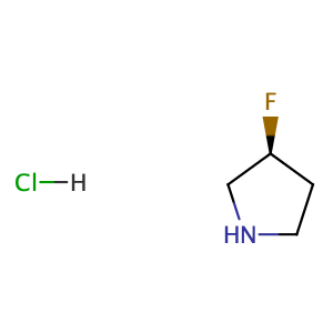 (S)-(+)-3-Fluoropyrrolidine Hydrochloride,CAS No. 136725-53-6.