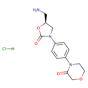 (S)-4-(4-(5-(aminomethyl)-2-oxooxazolidin-3-yl)phenyl)morpholin-3-one hydrochloride,CAS No. 898543-06-1.