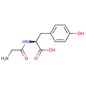 Glycyl-L-tyrosine,CAS No. 658-79-7.