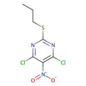 4,6-Dichloro-5-nitro-2-(propylthio)pyrimidine,CAS No. 145783-14-8.