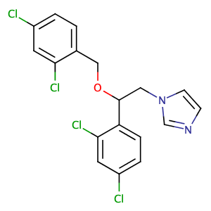 1-[2-(2,4-Dichlorophenyl)-2-[(2,4-dichlorophenyl)methoxy]ethyl]-1H-imidazole,CAS No. 22916-47-8.