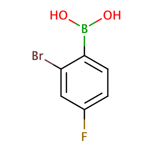 2-Bromo-4-fluorophenylboronic acid,CAS No. 1217501-12-6.