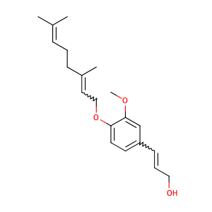 O-Geranylconiferyl alcohol,CAS No. 129350-09-0.
