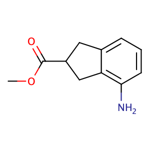 4-Amino-2,3-dihydro-1H-inden-2-carboxylic acid methyl ester; Methyl 4-amino-1,3-dihydro-2H-inden-2-carboxylate,CAS No. 888327-28-4.