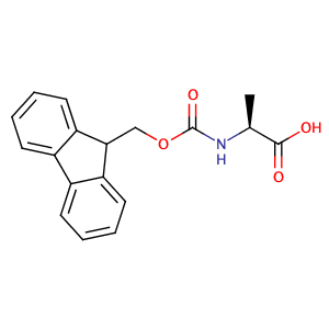 Fmoc-L-Alanine,CAS No. 35661-39-3.