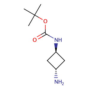 tert-butyl N-[(1r,3r)-3-aminocyclobutyl]carbamate,CAS No. 871014-19-6.