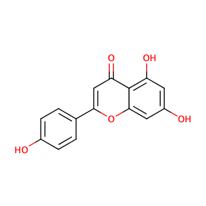 5,7-Dihydroxy-2-(4-hydroxyphenyl)-4H-chromen-4-one,CAS No. 520-36-5.