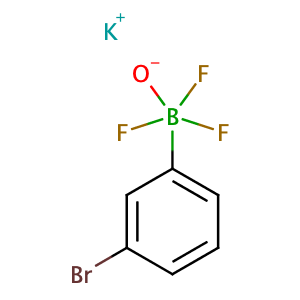 Potassium 3-bromophenyltrifluoroborate,CAS No. 374564-34-8.