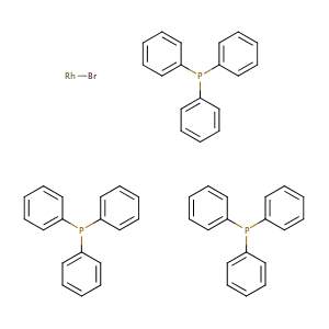 Bromotris(triphenylphosphine)rhodium,CAS No. 14973-89-8.