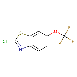 2-Chloro-6-(trifluoromethoxy)benzo[d]thiazole,CAS No. 133840-96-7.