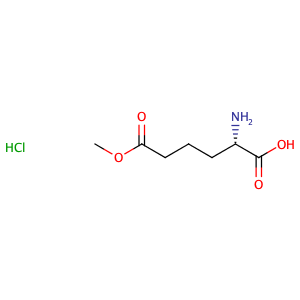 (S)-2-Amino-6-methoxy-6-oxohexanoic acid hydrochloride,CAS No. 147780-39-0.