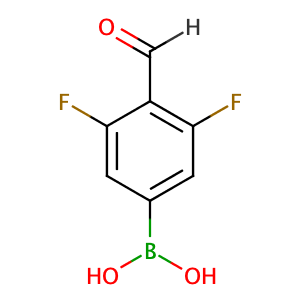 3,5-Difluoro-4-formylphenylboronic acid,CAS No. 870718-11-9.