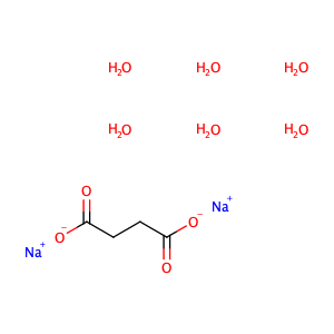 SUCCINIC ACID DISODIUMHEXAHYDRATE,CAS No. 6106-21-4.