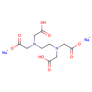 (ethylenedinitrilo)tetraacetic acid disodium salt,CAS No. 139-33-3.