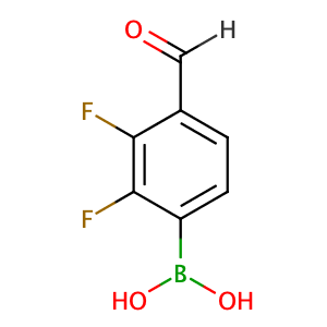 2,3-Difluoro-4-formylphenylboronic acid,CAS No. 480424-84-8.