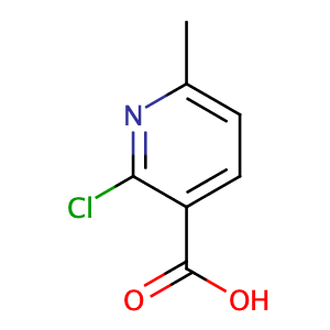 2-Chloro-6-methylnicotinic acid,CAS No. 30529-70-5.
