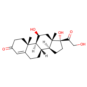 Hydrocortisone,CAS No. 50-23-7.