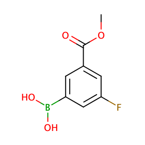 3-Fluoro-5-methoxycarbonylphenylboronic acid,CAS No. 871329-62-3.