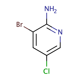 2-Amino-3-bromo-5-chloropyridine,CAS No. 26163-03-1.