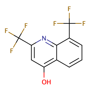 2,8-Bis(trifluoromethyl)-4-hydroxyquinoline,CAS No. 35853-41-9.