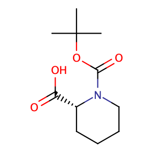 (R)- (+)-1- (tertbutoxycarbonyl)-2-piperidine carboxylic acid,CAS No. 28697-17-8.