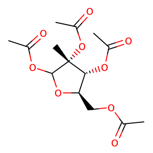 2-C-methyl-1,2,3,5-tetra-O-acetyl-D-ribofuranose,CAS No. 306960-25-8.