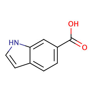 1H-indole-6-carboxylic acid,CAS No. 1670-82-2.
