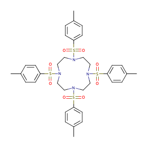 1,4,7,10-Tetratosyl-1,4,7,10-tetraazacyclododecane,CAS No. 52667-88-6.