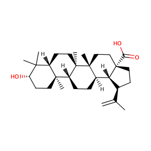 Betulinic acid,CAS No. 472-15-1.